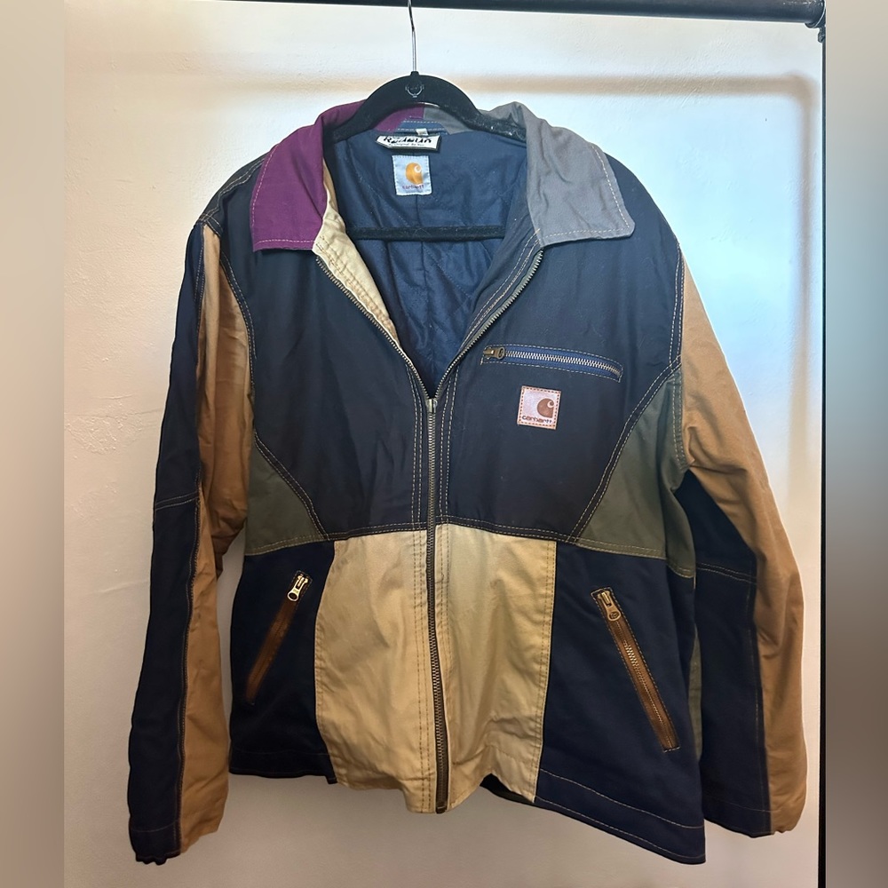 Patchwork carhartt jacket